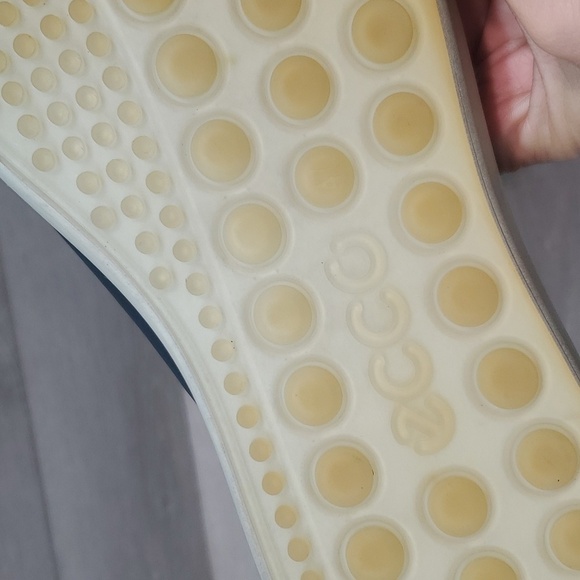 Ecco Mens Leather Loafer Sneakers Danish Design Shoes sz 47/13 - Picture 11 of 13